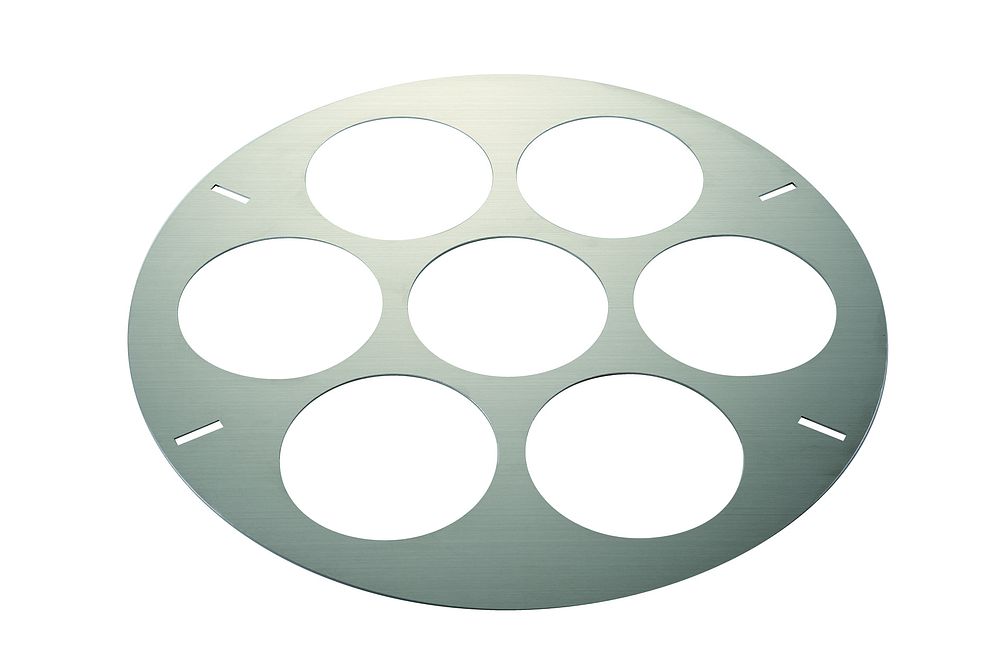 カンダ 寸胴鍋用てぼ板 48cm用φ470 7穴 （フック4本付）