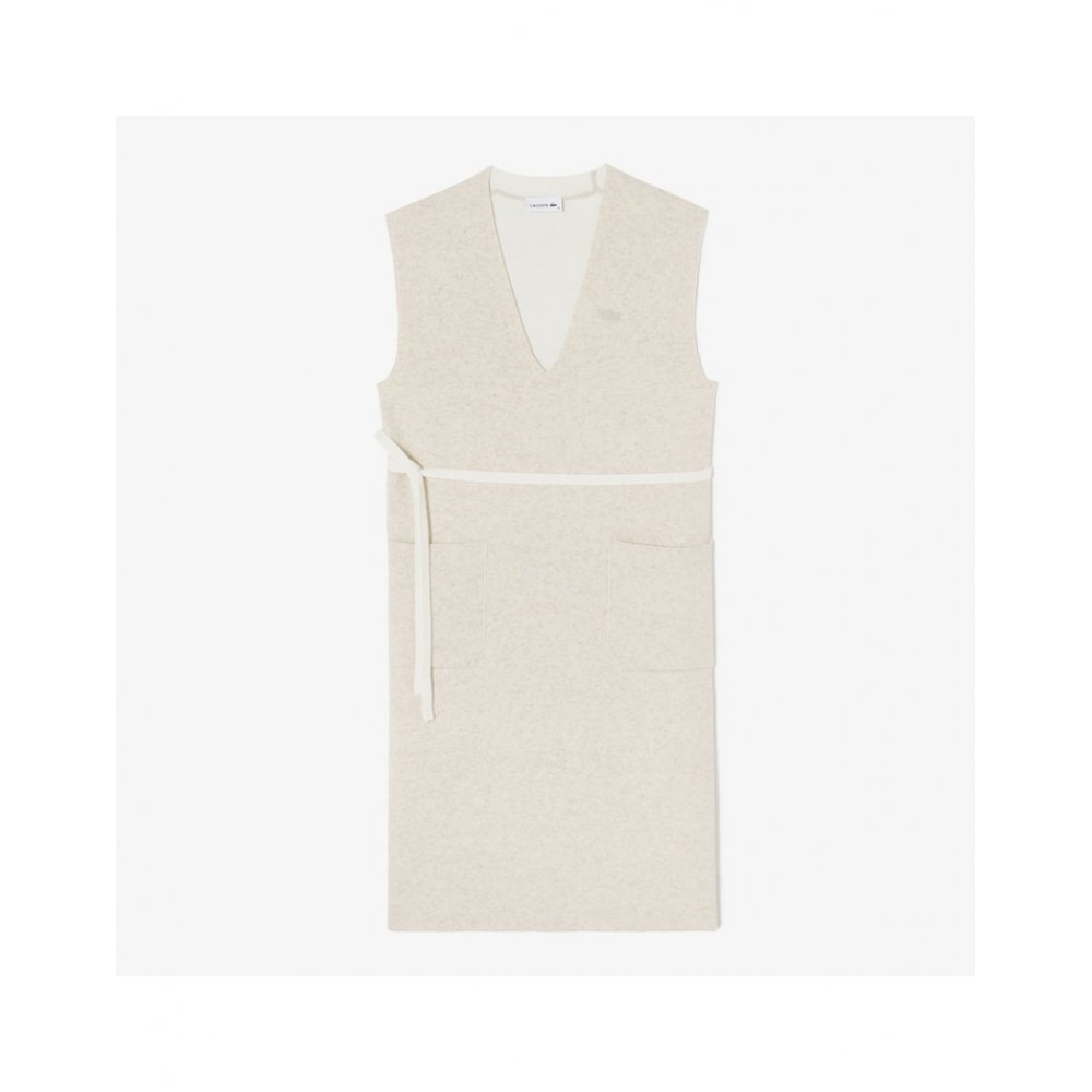 ラコステレディース Vネックスリーブレスドレス EF194E-54N XFJ