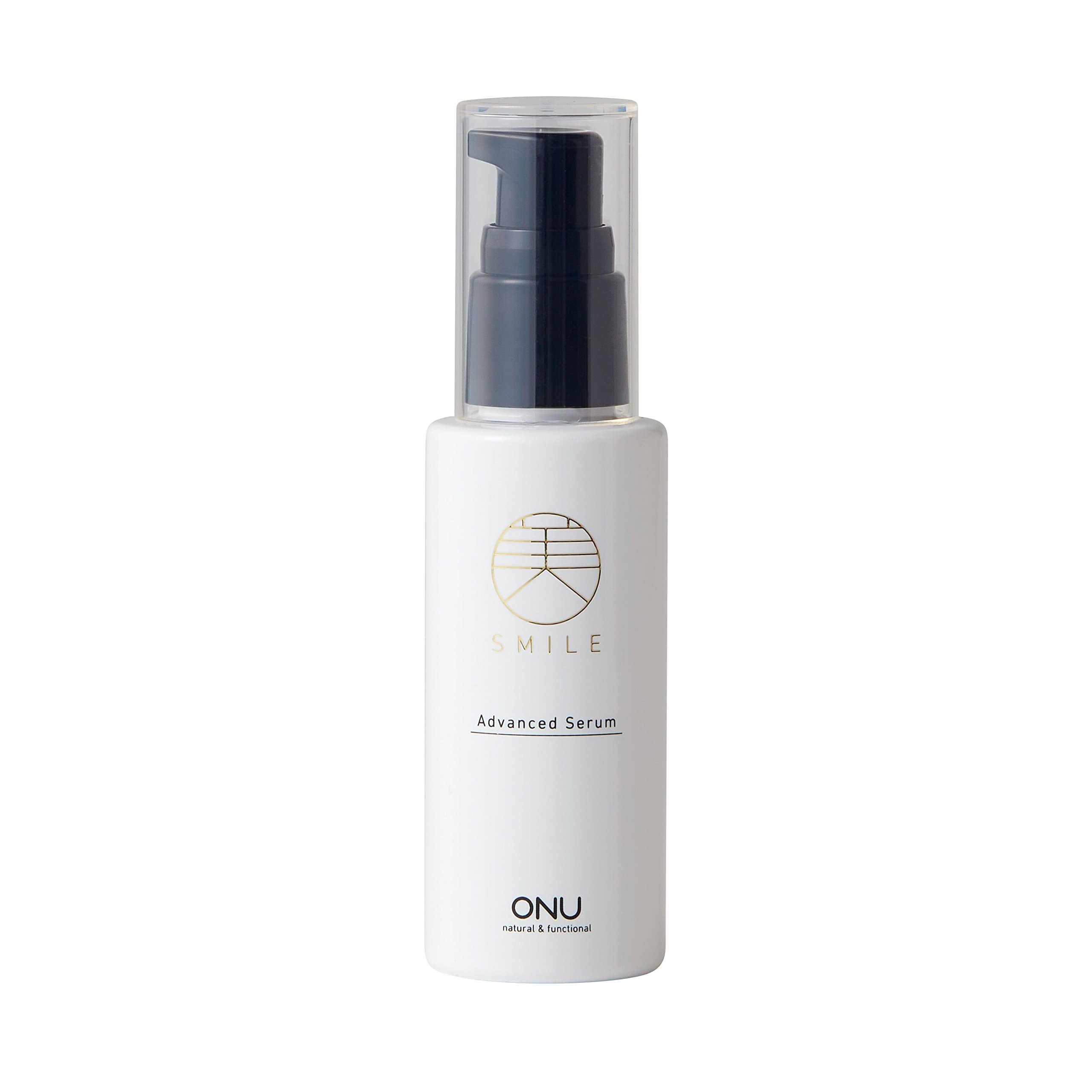 Q10最安値挑戦 ONU（オンユー）美Smile アドバンストセラム 60ml 美容液 高保湿 角質ケア スキンケア 敏感肌 脂性肌 混合肌 植物成分 日本製 5,340円