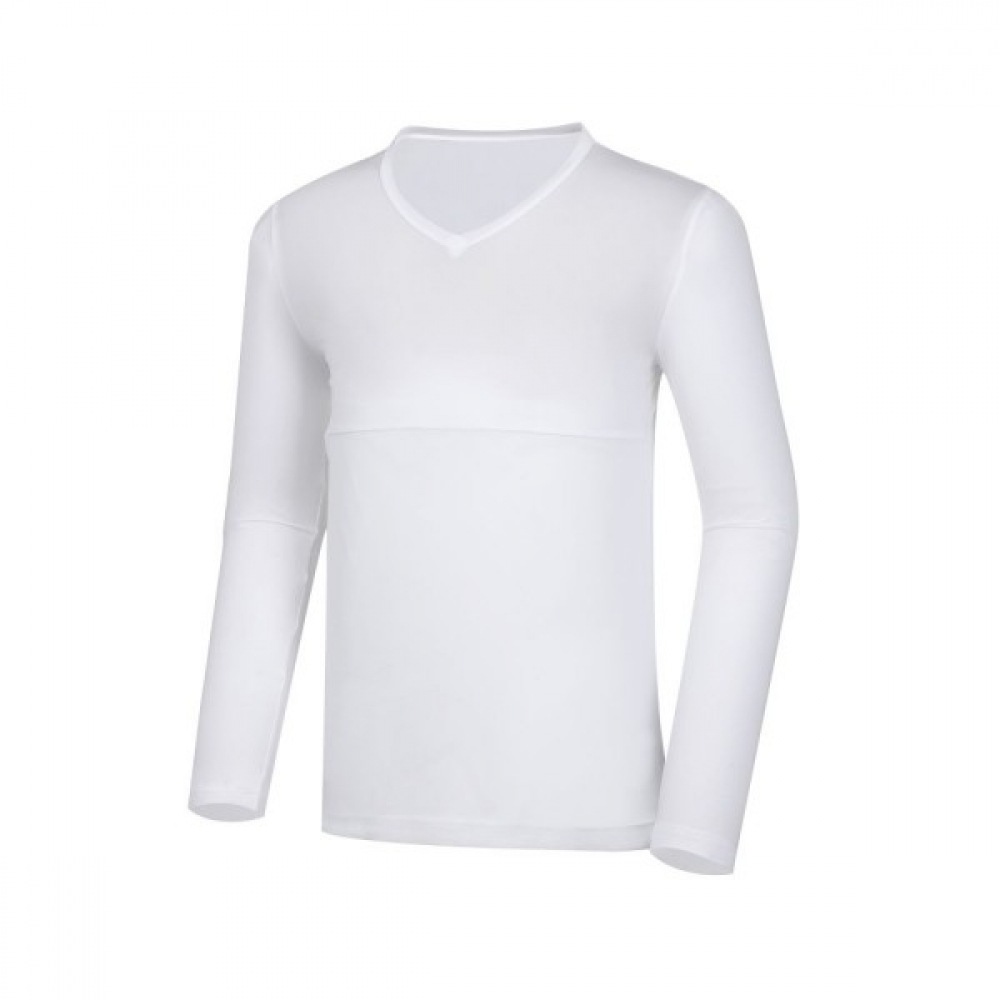 [ワイドアングル] TO Vネックメッシュカラーベースレイヤー M_WMM24295W2