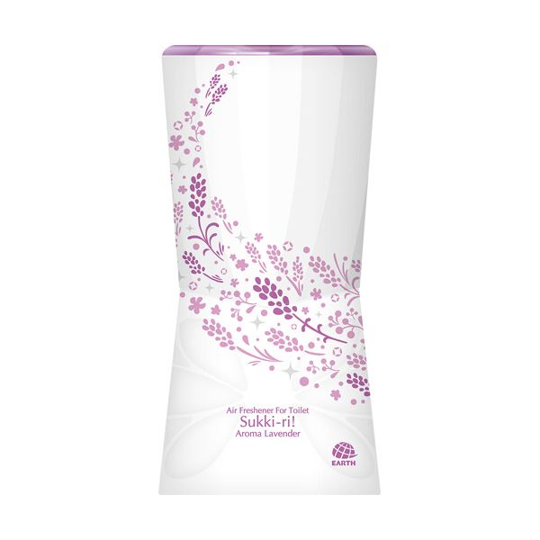 （まとめ）アース製薬 トイレのスッキーリ！アロマラベンダー 400ml 1セット（3個） [x10]
