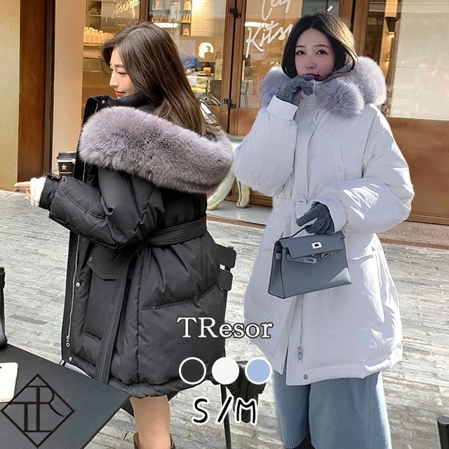 【即納】ファーダウンジャケット レディース ロング ダウンジャケット ダウンコート レディース ロング アウター 大きいサイズ 中綿 コート ミドル丈服 おしゃれ カジュアル 普段使い 暖かい 着痩