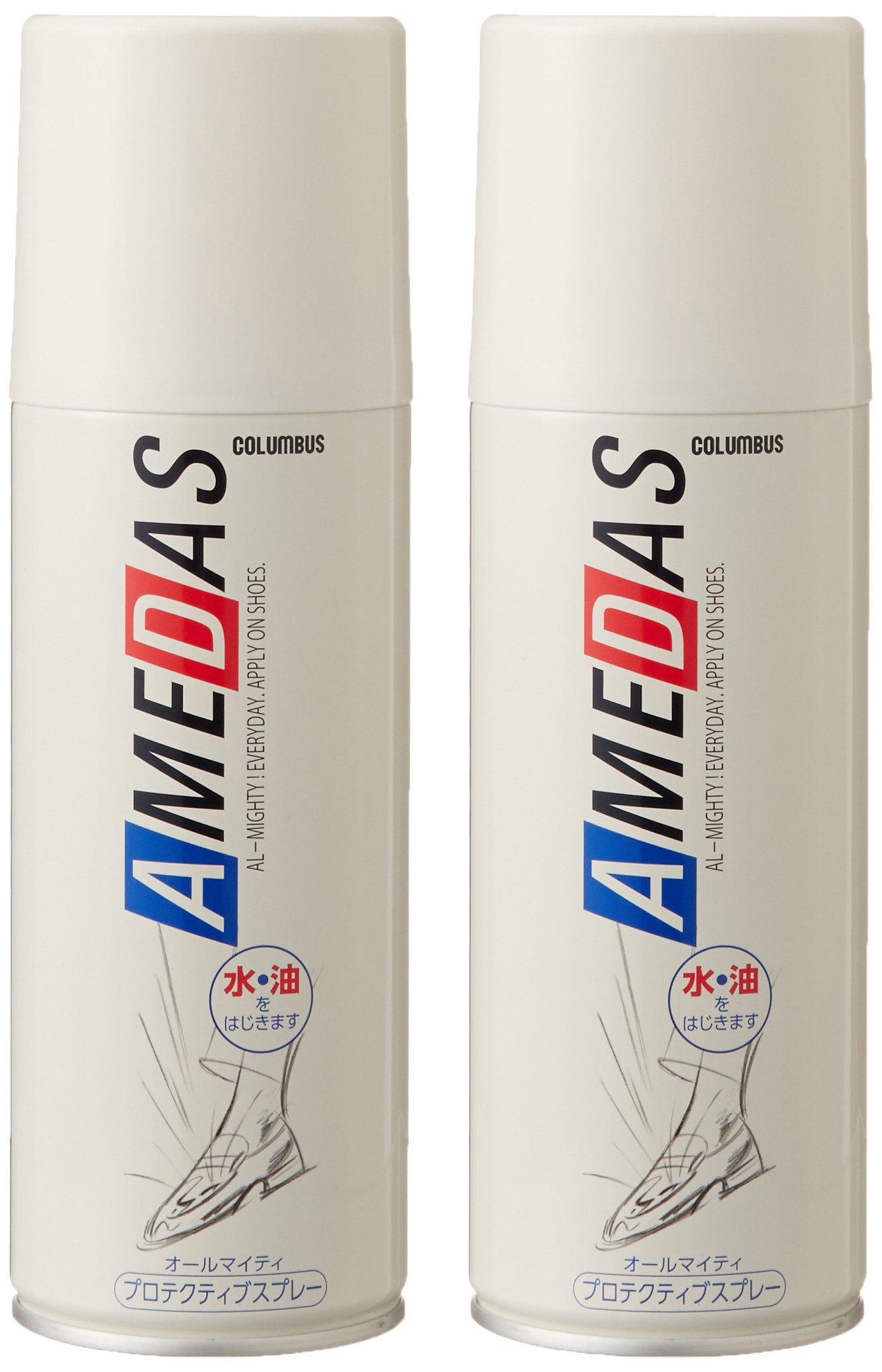 [コロンブス] 2本セット キレイな状態をキープ アメダス 撥水・防水・防汚スプレー420ml ２本セット メンズ クリア 420ml×2本