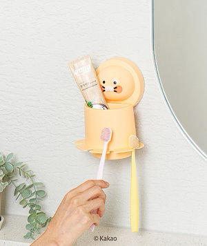 [韓国リビング] チュンシク 歯ブラシ 歯磨き粉掛け トイレ用品