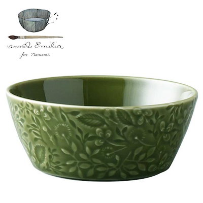 他サイト： ボウル(ミッドサマーメド―フォレストグリーン) 12cm オーブン 電子レンジ 食洗機対応 アンナエミリア Anna Emilia for Narumi 色釉磁器 41790-3880 r7dの商品画像