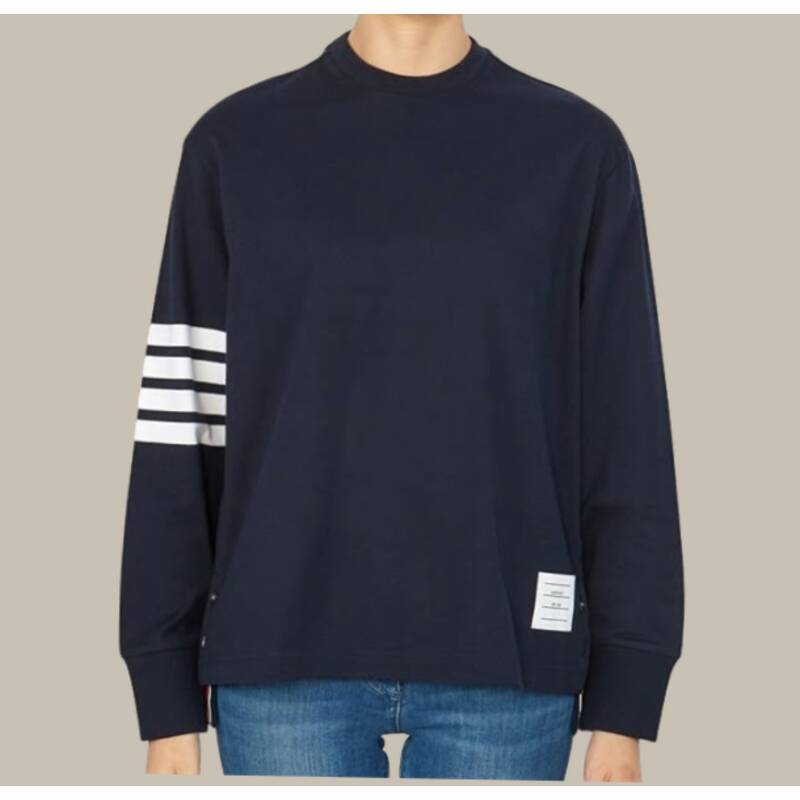 [カード10%決済割引] THOM BROWNE 女性長袖Tシャツ FJS066A 06221 415