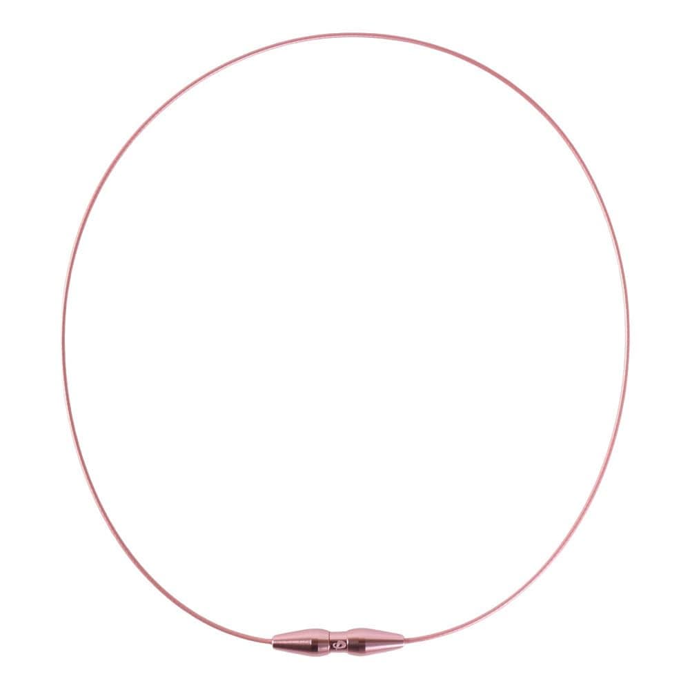 phiten(ファイテン) RAKUWA ネックレス ワイヤー EXTREME ピンク 43cm【肩こり】【首こり】【ファイテン先端技術メタックス採用】