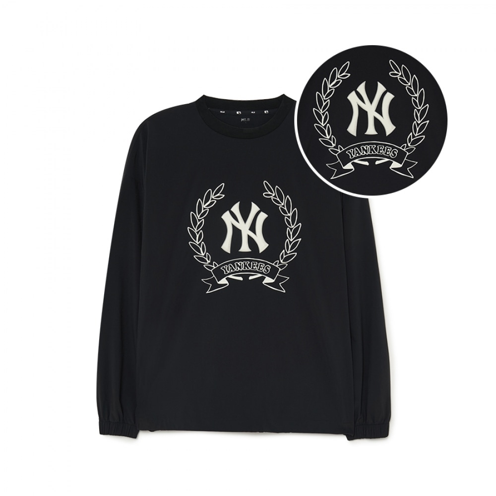 MLBクラシックスポーツビッグロゴウーブンマンツーマンNY（ブラック）