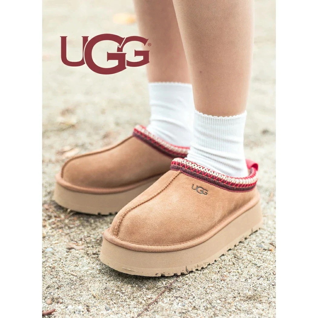 UGG アグ 厚底 タズ II TAZZ II サンダル ミュール CHESTNUT ( チェスナッツ ベージュ シープスキン レディース スエード 1174471-CHE )