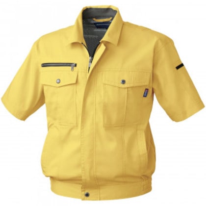 桑和 611 半袖ブルゾン 4Lサイズ マスタード(92) Absolute GEAR