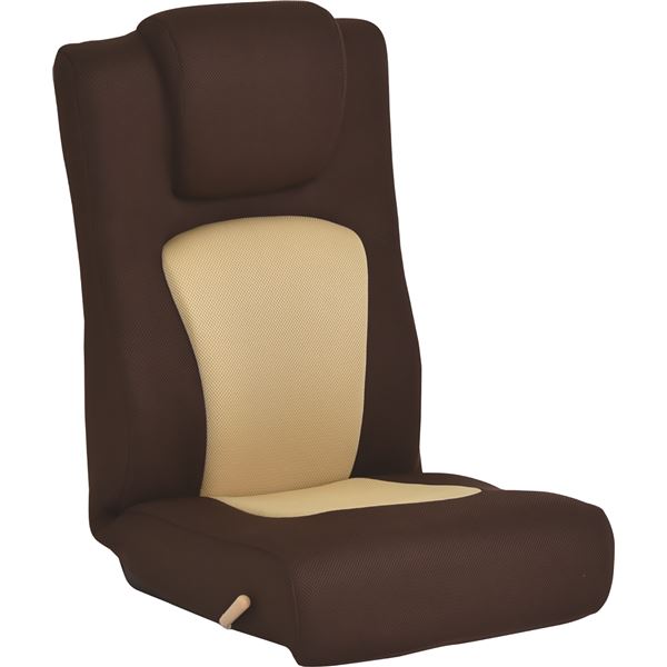 フロアチェア ゴロンリー BR／BE ベージュ 座椅子