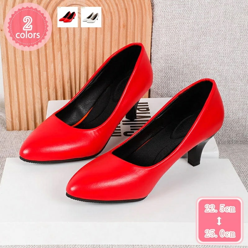 500円OFFクーポン パンプス おしゃれ 春 夏 シンプル ポインテッド 履きやすい 痛くない 幅広 レディース 婦人靴 レディース靴 美脚 太ヒール 4cmヒール 二次会 パーティー 冠婚葬祭 歩