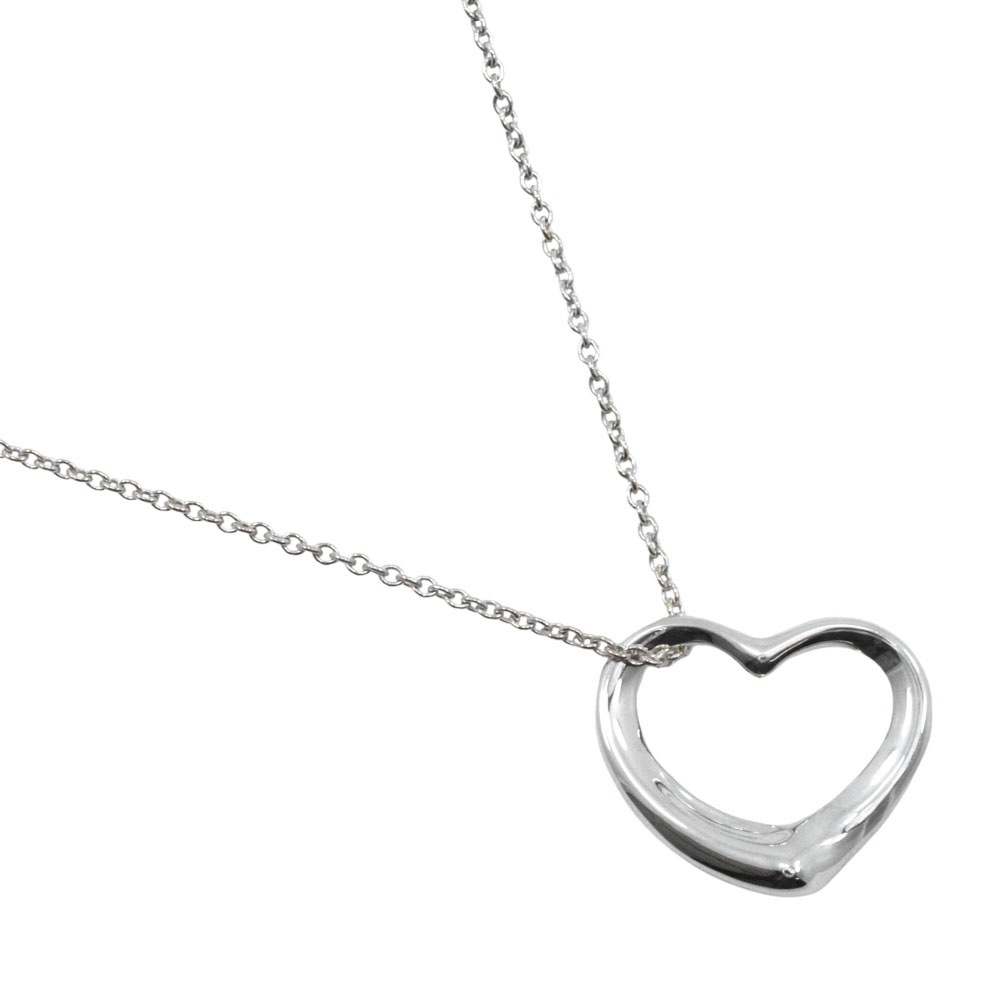 Tiffanyオープンハート エルサ・ペレッティ ネックレス シルバー