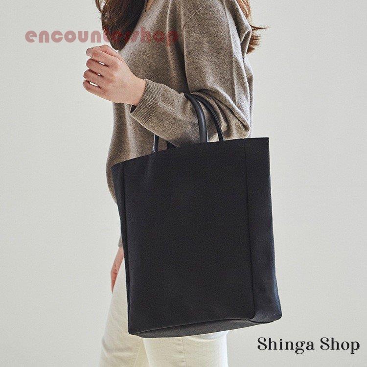 トートバッグ レディース キャンパス メンズ ビジネス バッグ 通勤 手提げバッグ 軽い 軽量 A4サイズ 鞄 カバン 黒 白 シンプル 無地