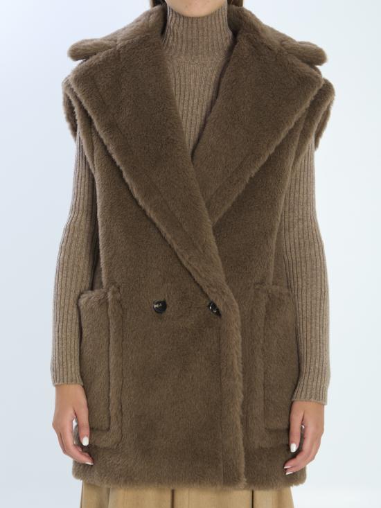 MAX MARA Women Vests 2521276253600 BROWN