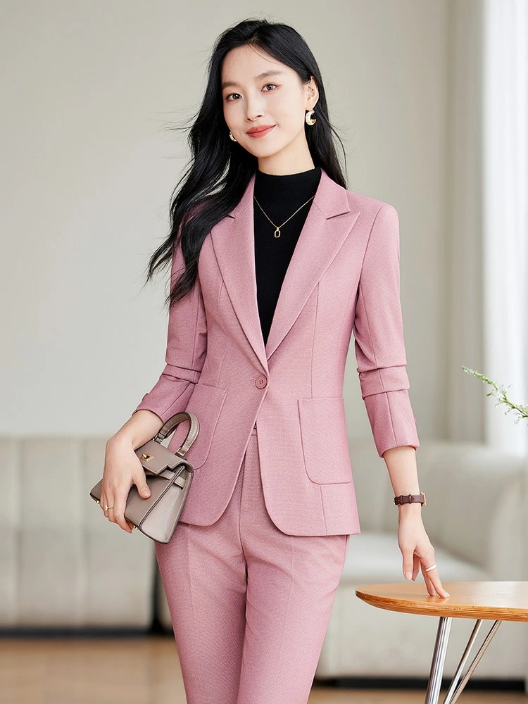 小西装 外套 女性 秋 新作 韓国風 職業 用 着やせ ファッション 7,306円