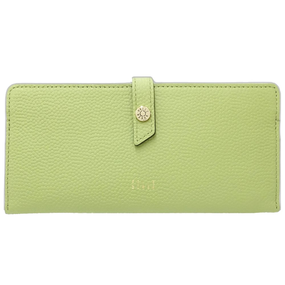 【中古】長財布 ロングフラップウォレット レザー ライトグリーン レディース /181618 4,815円