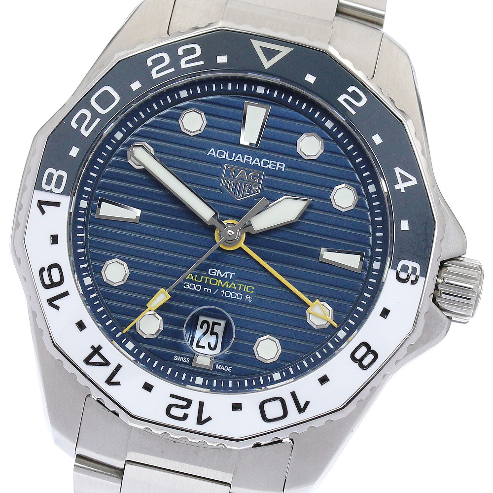 タグホイヤー TAG HEUER WBP2010 アクアレーサー プロフェッショナル 300 GMT 自動巻き メンズ 美品 箱・保証書付き_893858【中古】