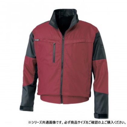 サンエス 長袖ブルゾン 8:レッド M KF95900