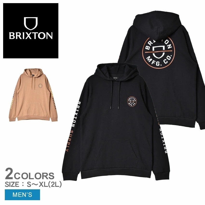 CREST HOOD 22021 メンズ ウエア トップス プルオーバーパーカー スウェット スエット フーディ 長袖 シンプル ブランド ストリート カジュアル おしゃれ 裏起毛