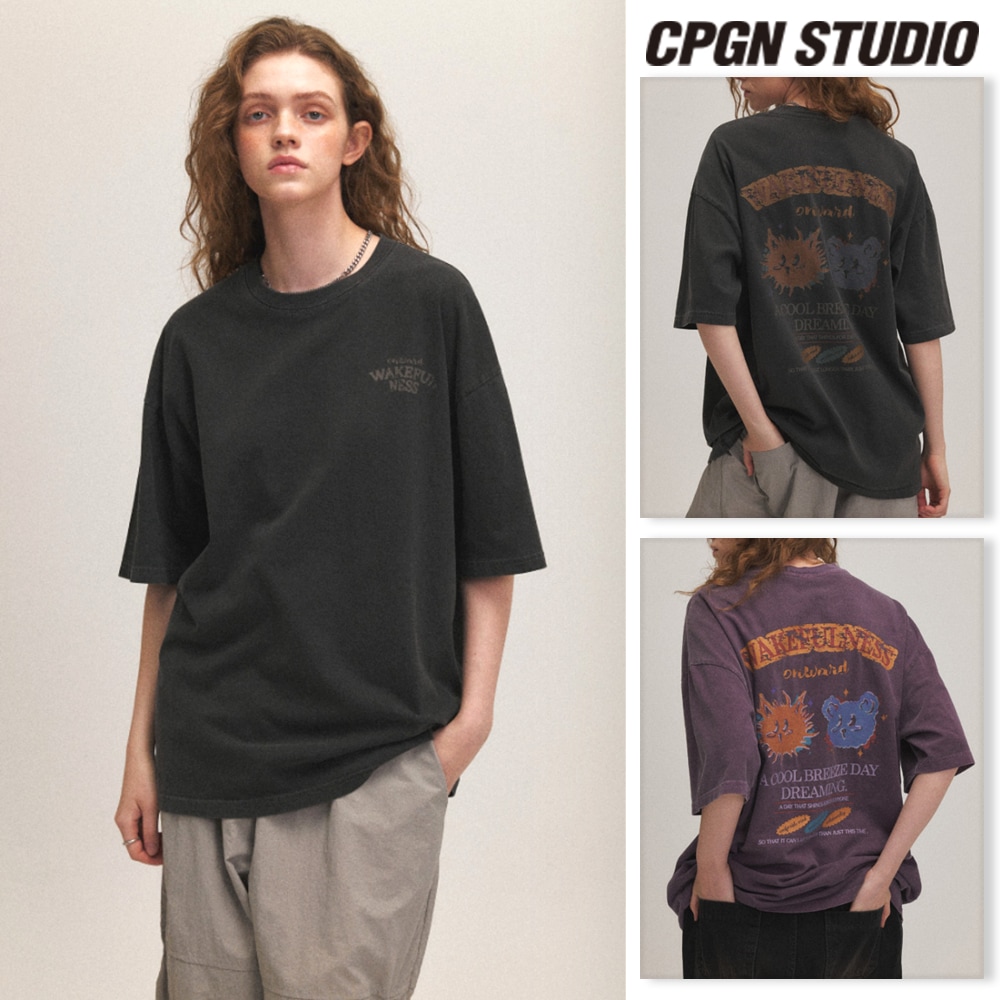 CPGN STUDIO】 BREEZE DAY Pigment Short Sleeve Tee Tシャツ