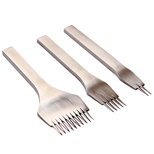 色：2.7mm Active Island ヨーロッパ目打ち ３本 レザークラフト ツール ハイス鋼