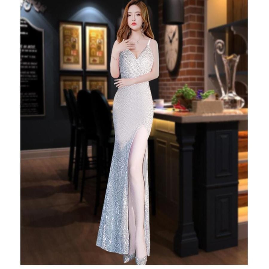 マーメイドドレス ロング丈ドレス ウエディングドレス セクシー パーディードレス 結婚式 二次会 舞台用 披露宴 演奏会 発表会 ピアノ イベント ファスナー 上品-969 5,693円