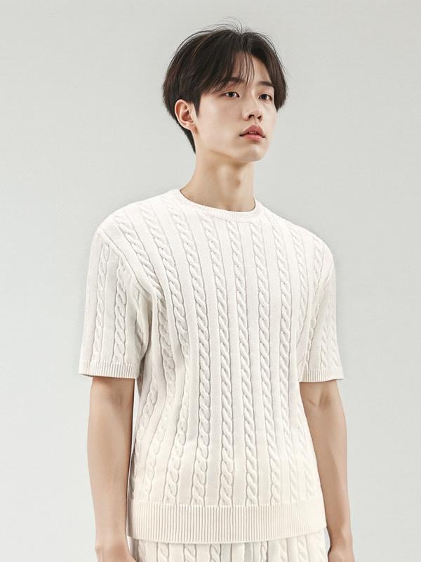 꽈배기머슬반팔 도안-3칼라