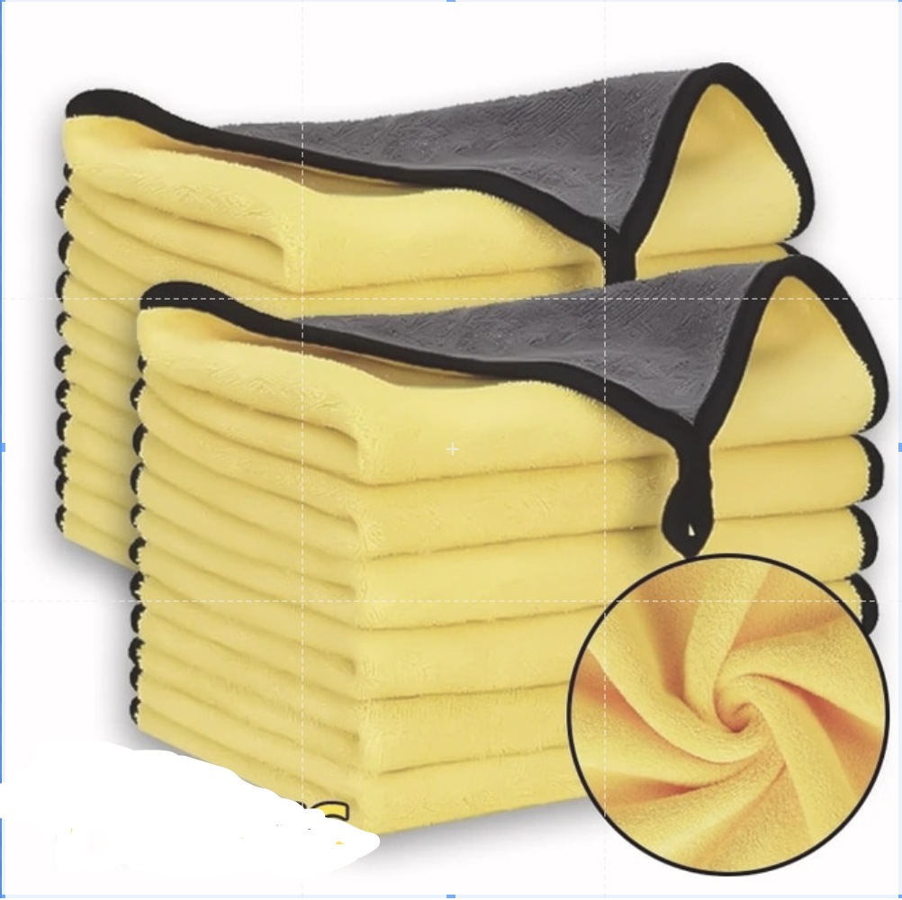 マイクロファイバークリーニングタオル,多機能,車用,洗濯用,乾燥布,10個,3個,5個