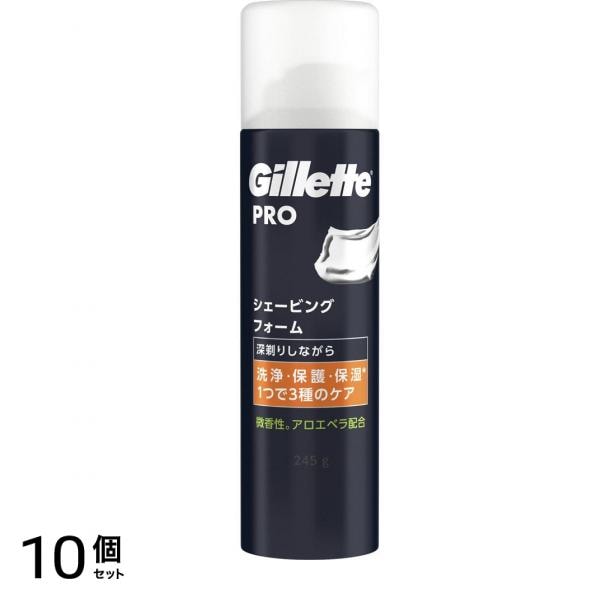 PRO(プロ) シェービングフォーム 245g 10個セット