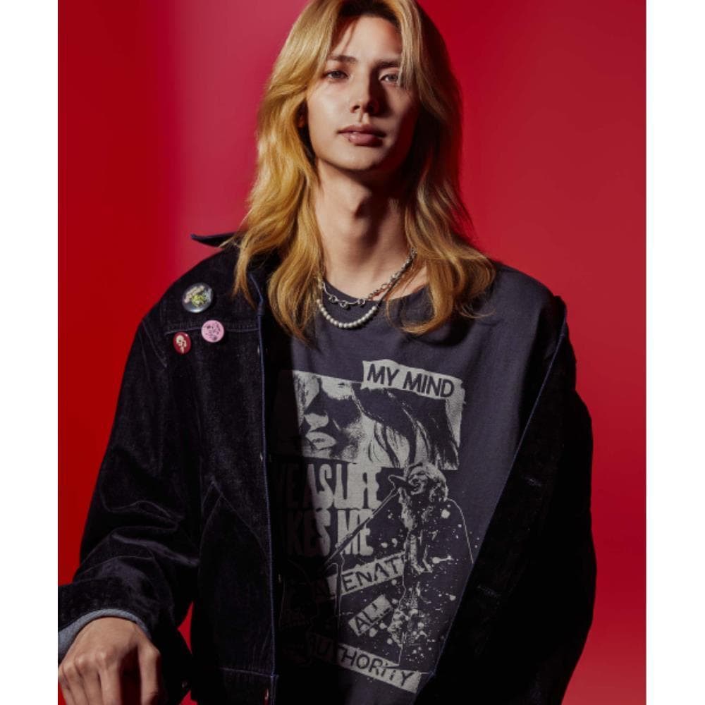 WMC WMC x JOOYEON LIVE LIKE T-shirt CHARCOAL GREY O-MOBA