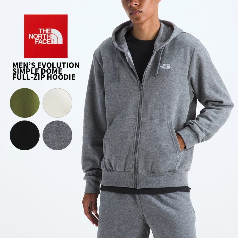 ザ・ノース フェイス メンズ パーカー THE NORTH FACE シンプルドーム フルジップ フーディーフルジップ スウェット NF0A8EU1