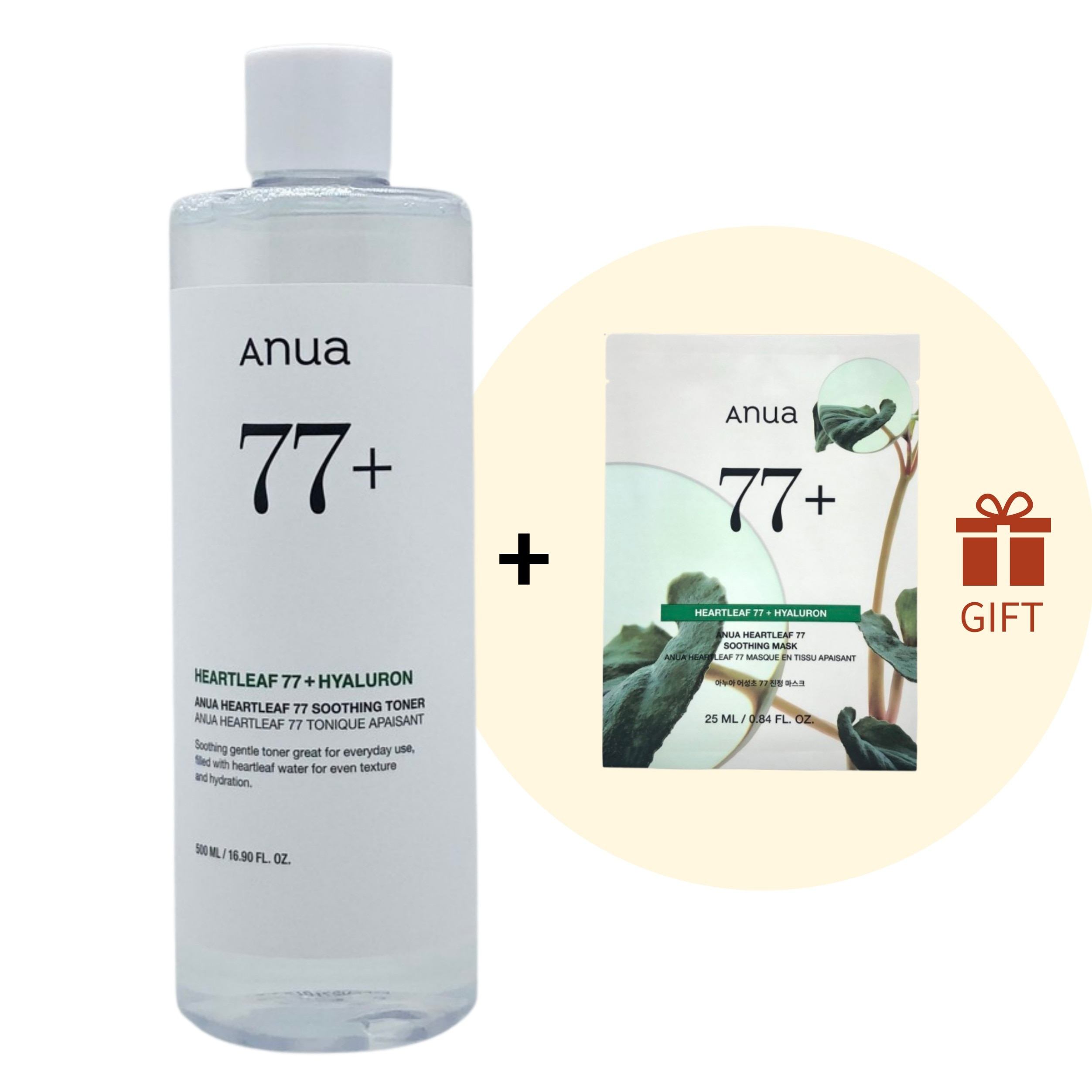 [大容量, 500ml] ドクダミ77 スージングトナー, 正規品, 化粧水, 韓国コスメ