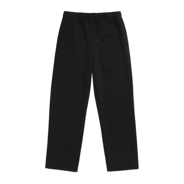 N261UPT901 グリフィン セミ ルーズフィット ストレート スウェットパンツ BLACK