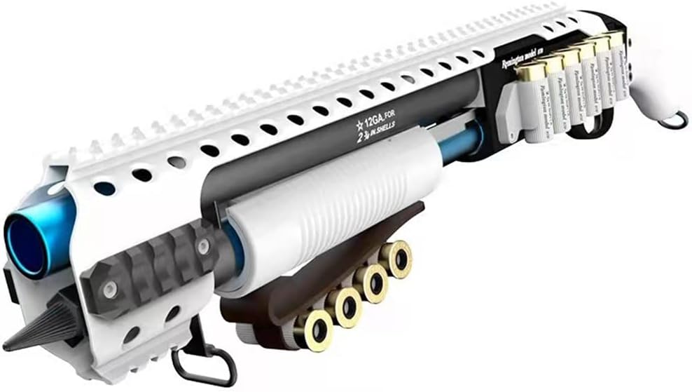 ショットガン風おもちゃ銃 M870 M870P ショットガン 排莢式 排莢を再現 連続 半自動 シェル用 スポンジ弾 ミニスポンジ弾 二種類 発射 排莢 トイガン スポンジ弾発射 安全 14歳以上向け