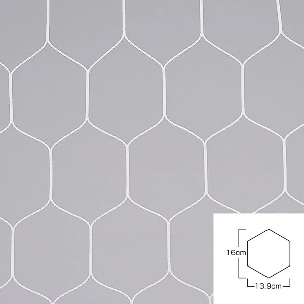 EKD849 ジュニアサッカーゴールネット亀甲J114