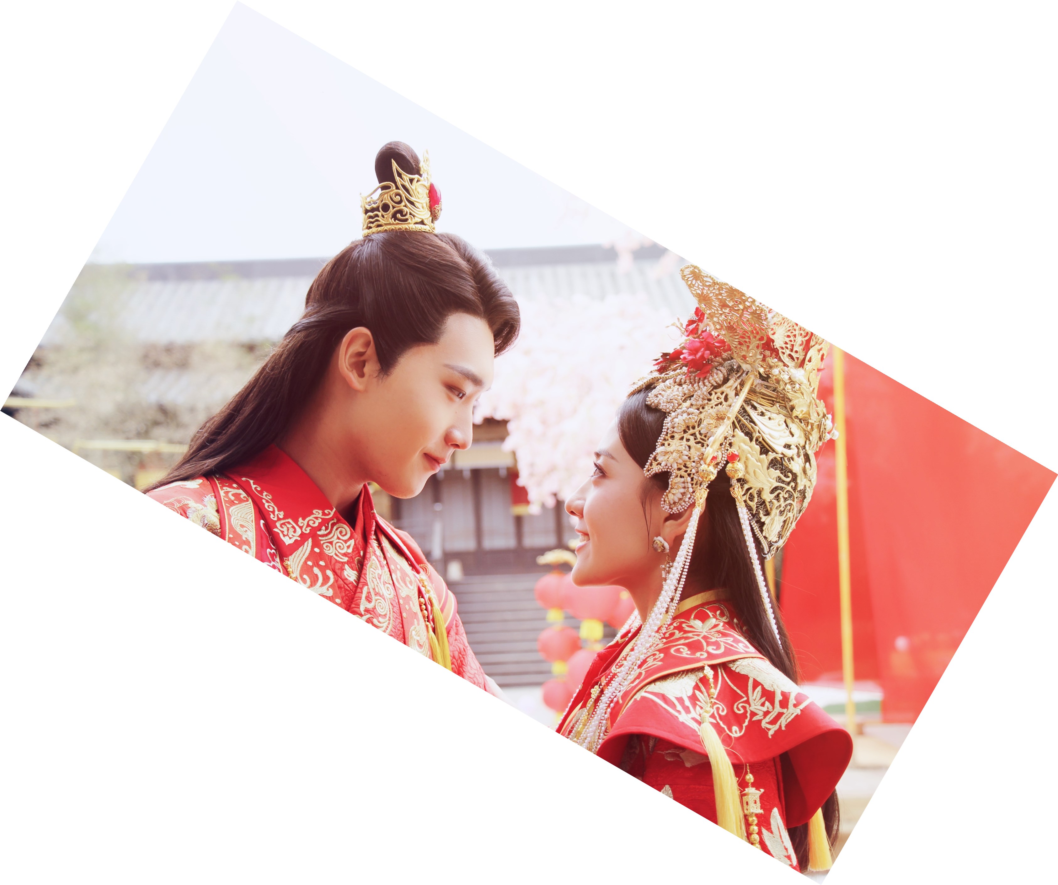 中国ドラマ『寵妃の秘密2 愛は時空を超えて』雙世寵妃2 墨連城 曲檀兒 シン昭林 梁潔 シンショウリン バスタオル 70140cm 仕様1-10