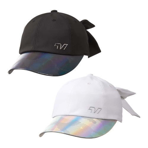 VBCSプレミアム ホログラム リボンキャップ ゴルフ帽子 女性