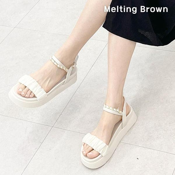 女性用夏サンダル 女性用厚底サンダル S33