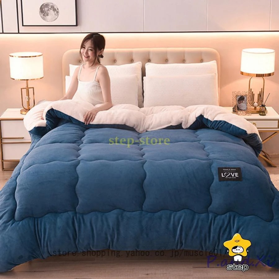 【現物供給】掛け布団 シングル ダブル あったか かけ布団 冬用 フランネル 掛け布団 暖かい あったか 吸湿発熱 蓄熱 極厚 ボリューム 保温 真冬 毛布の代わり 肌触り52