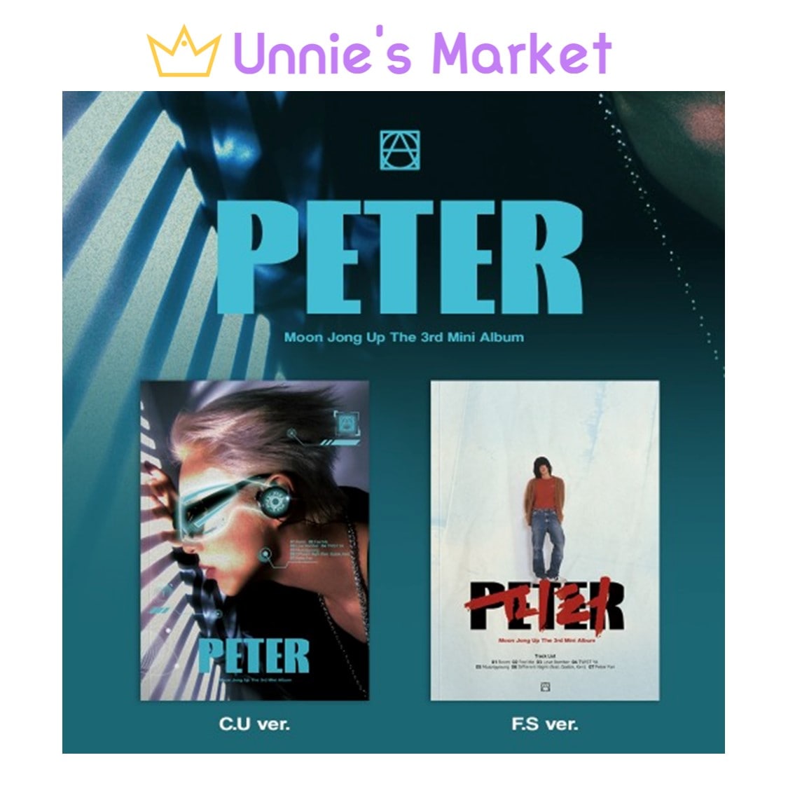 [SET] Moon Jong Up - PETER The 3rd Mini Album 5,376円