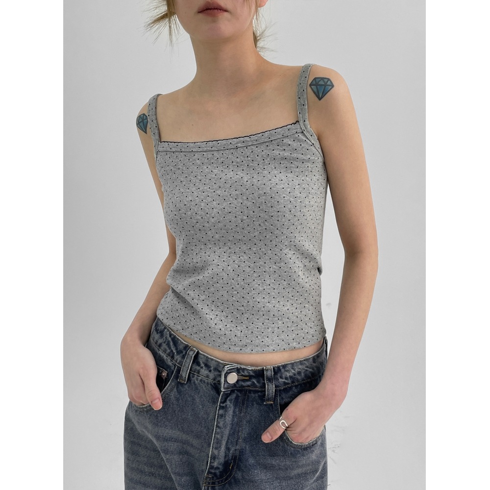 BLACK UP [春新品] バンカーレースドットナシ