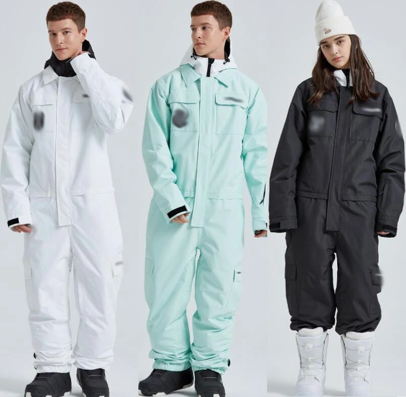 男女兼用 スノーウェア ペアスノーウェア オールインワン スキーウェア スノーボードウェア メンズスノーウェア 防寒 連体服 スノボーウェア スノボウェア 防水 スノボー スキー 可愛い お揃い レデ