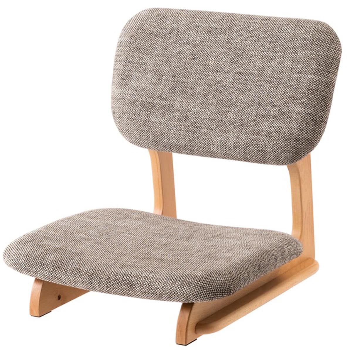 フロアチェア NOC-51BL NOC-51BR 座椅子 椅子 イス おしゃれ シンプル 低め ロースタイル 和風 布地 背もたれ リビング 一人暮らし ルームチェア ブルー ブラウン 青 茶