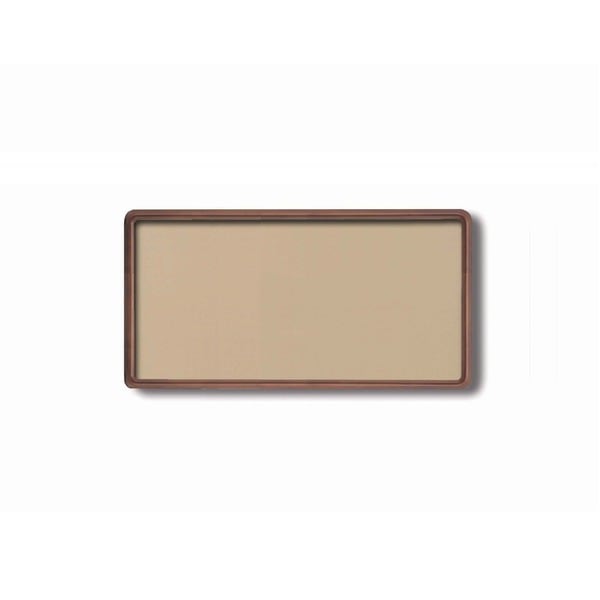 ( 長方形額 ) 木製額 高級角丸木製長方形額 600×300mm ブラウン 縦横兼用額 前面ガラス仕様 額 額縁 フレーム