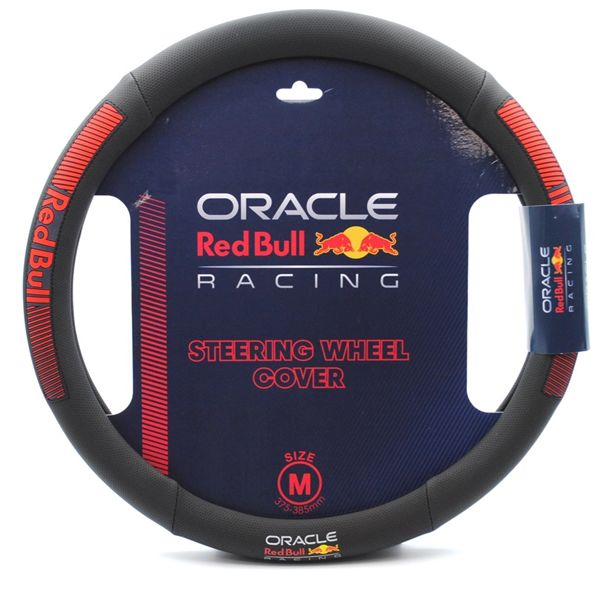 Oracle Red Bull Racing レッドブル ステアリングカバー Mサイズ ブラック×レッド SWC003M