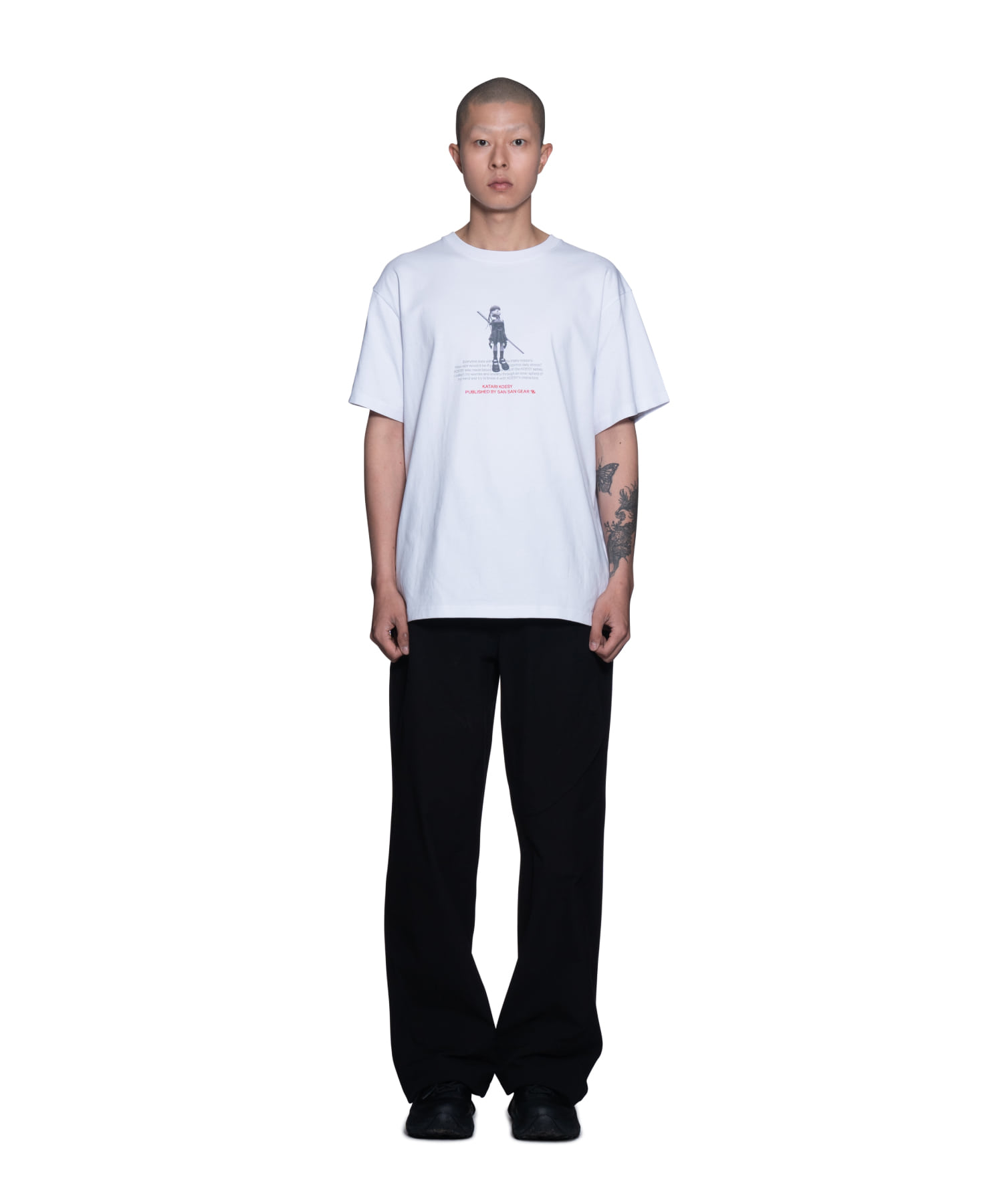 【SANSANGEAR】 23SS SANSAN KOESY WELT T-SHIRT : WHITE
