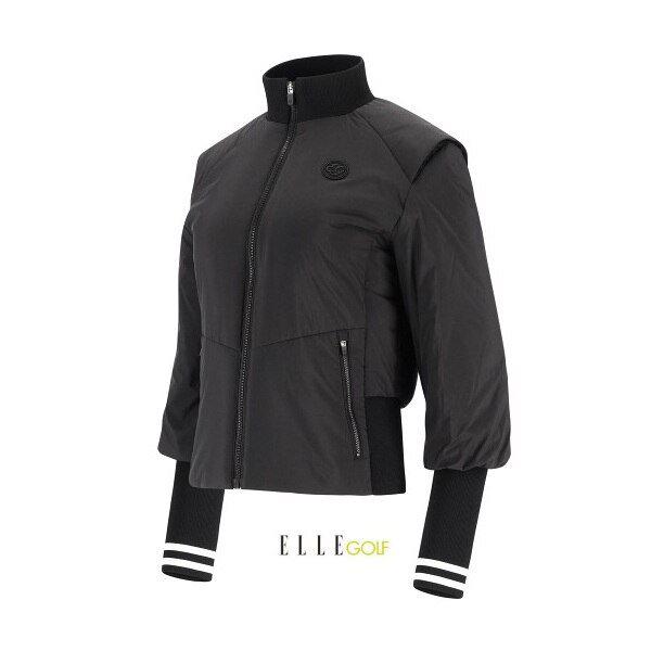 24 女性冬 袖ニット パディングジャンパー 6K81351-199_BP