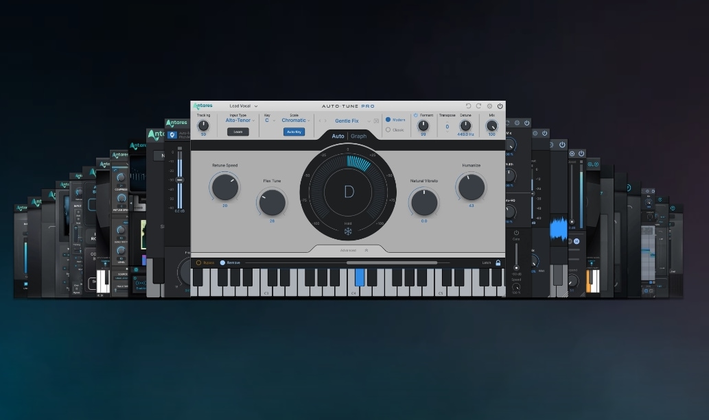 Antares Autotune Unlimited 20個の人声混合音声塑性プラグインセット