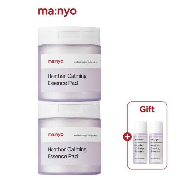 ヒダー カーミング パッド 60枚(265ml)x 2個 (+ヒダー カーミング エッセンス16ml おまけ)